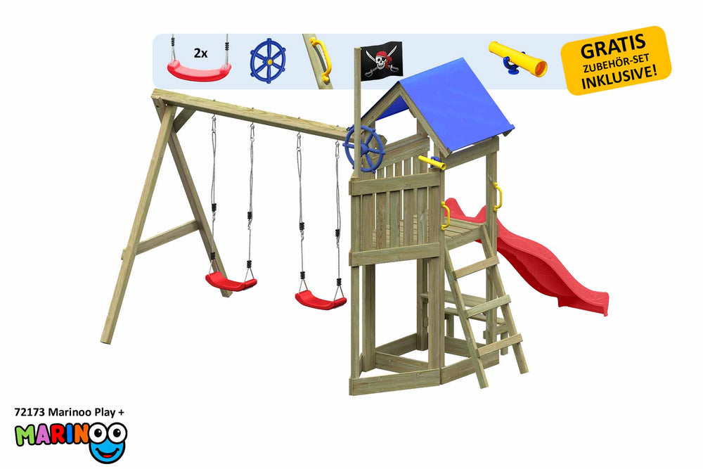 ACTIVE Kletterturm aus Holz Marinoo Play+