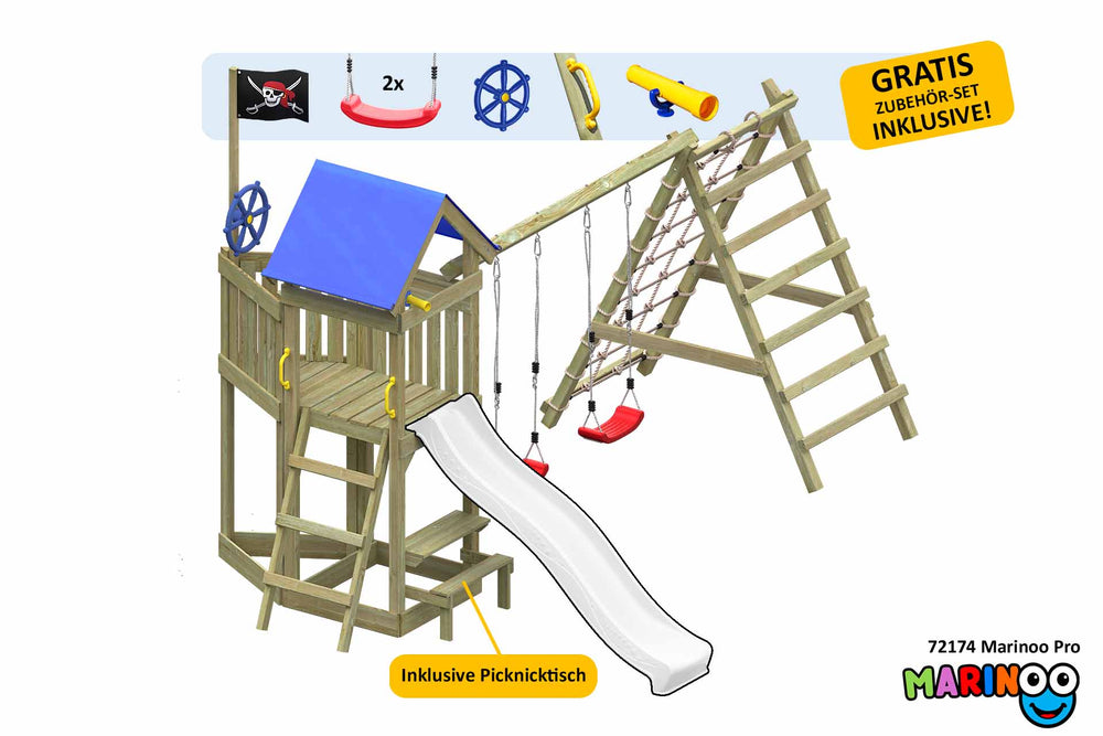 ACTIVE Klettergerüst aus Holz Marinoo Pro