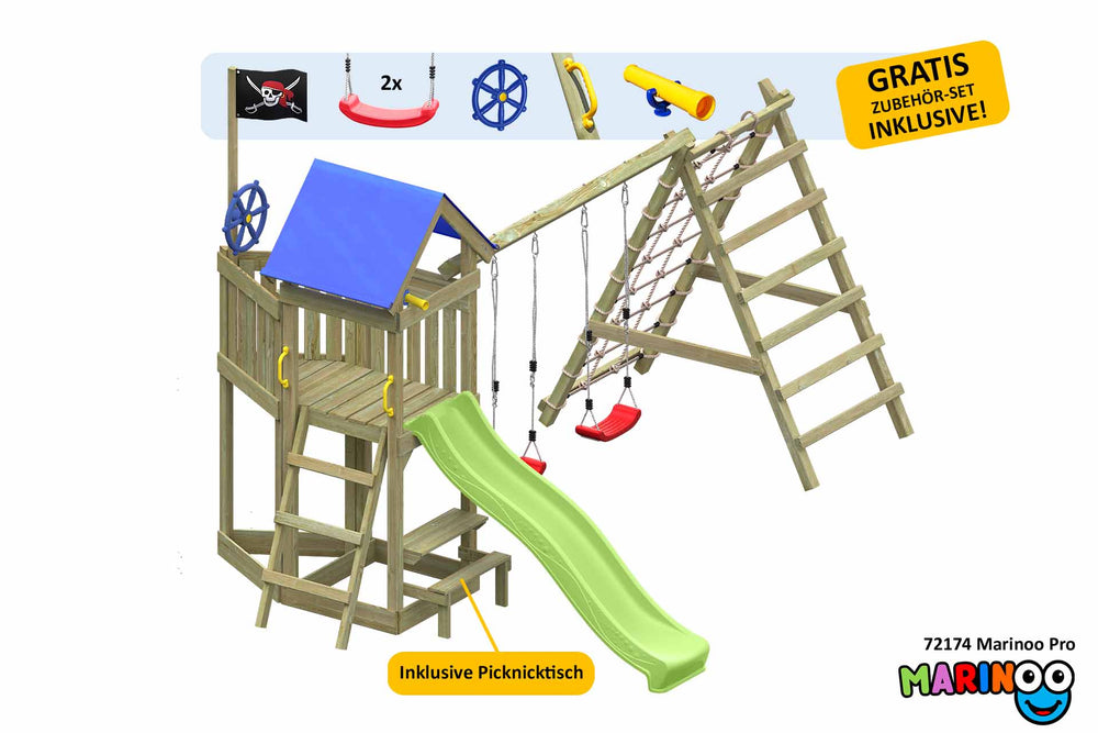 ACTIVE Klettergerüst aus Holz Marinoo Pro