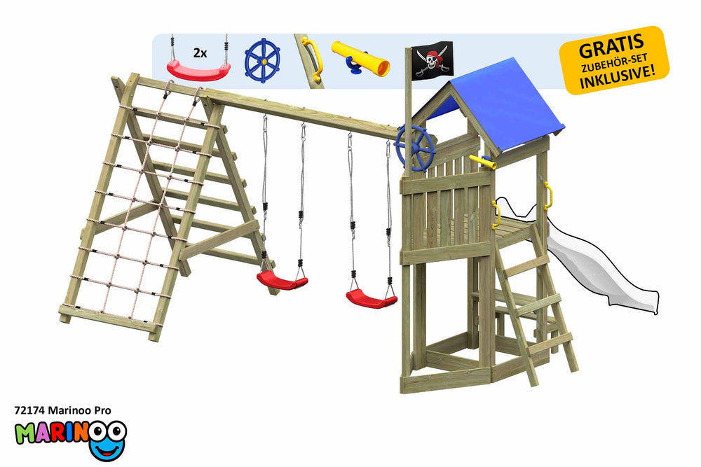 ACTIVE Klettergerüst aus Holz Marinoo Pro