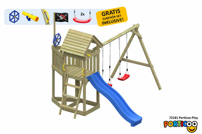 ACTIVE Spielturm aus Holz Porticoo Play