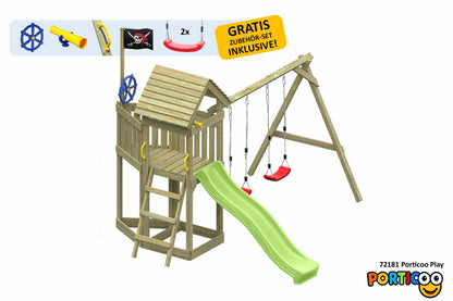 ACTIVE Spielturm aus Holz Porticoo Play