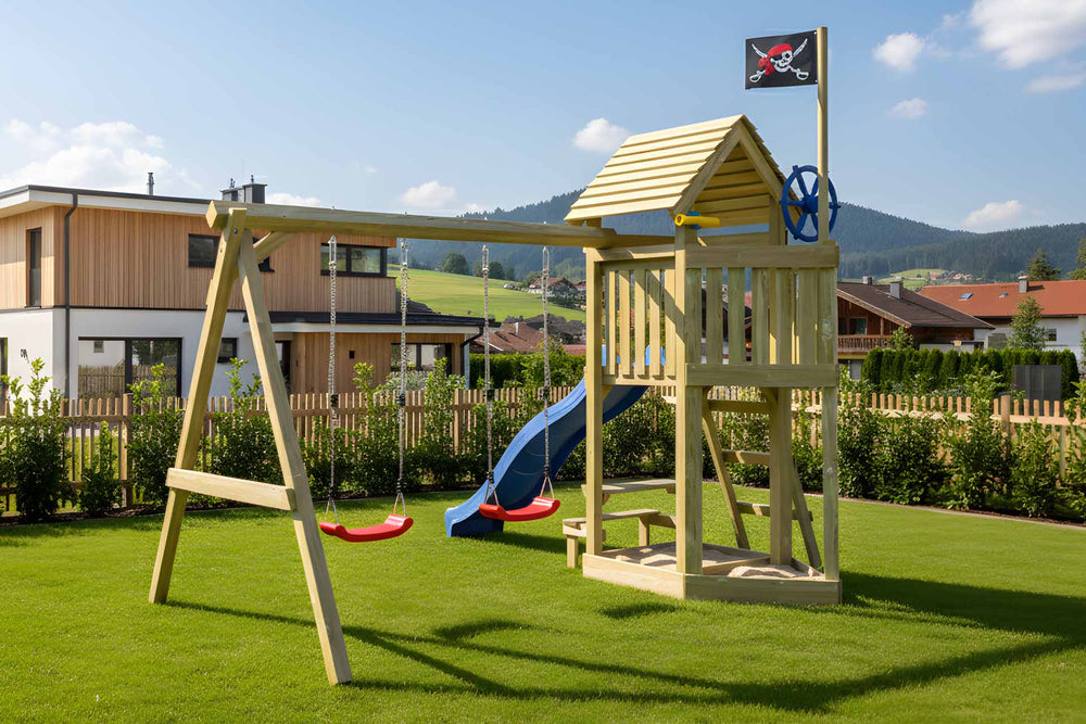 ACTIVE Kletterturm aus Holz Porticoo Play+