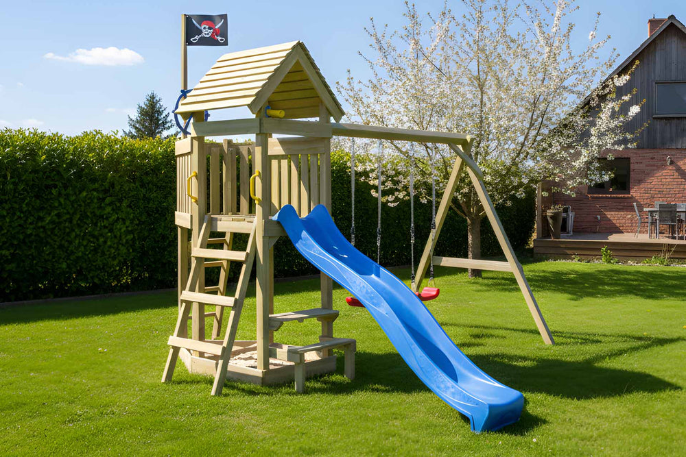 ACTIVE Kletterturm aus Holz Porticoo Play+