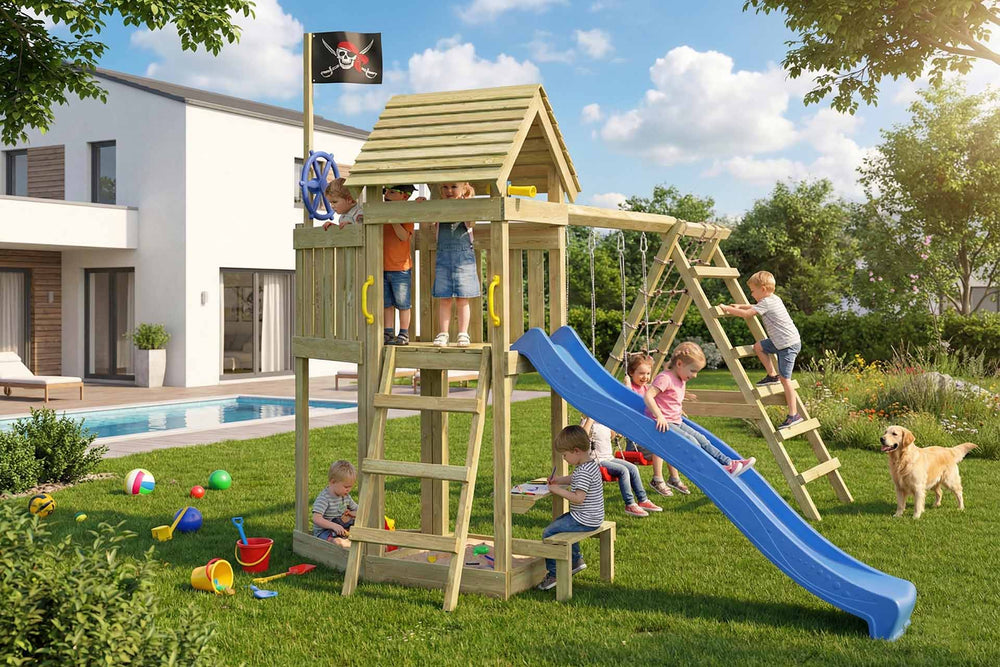 ACTIVE Klettergerüst aus Holz Porticoo Pro