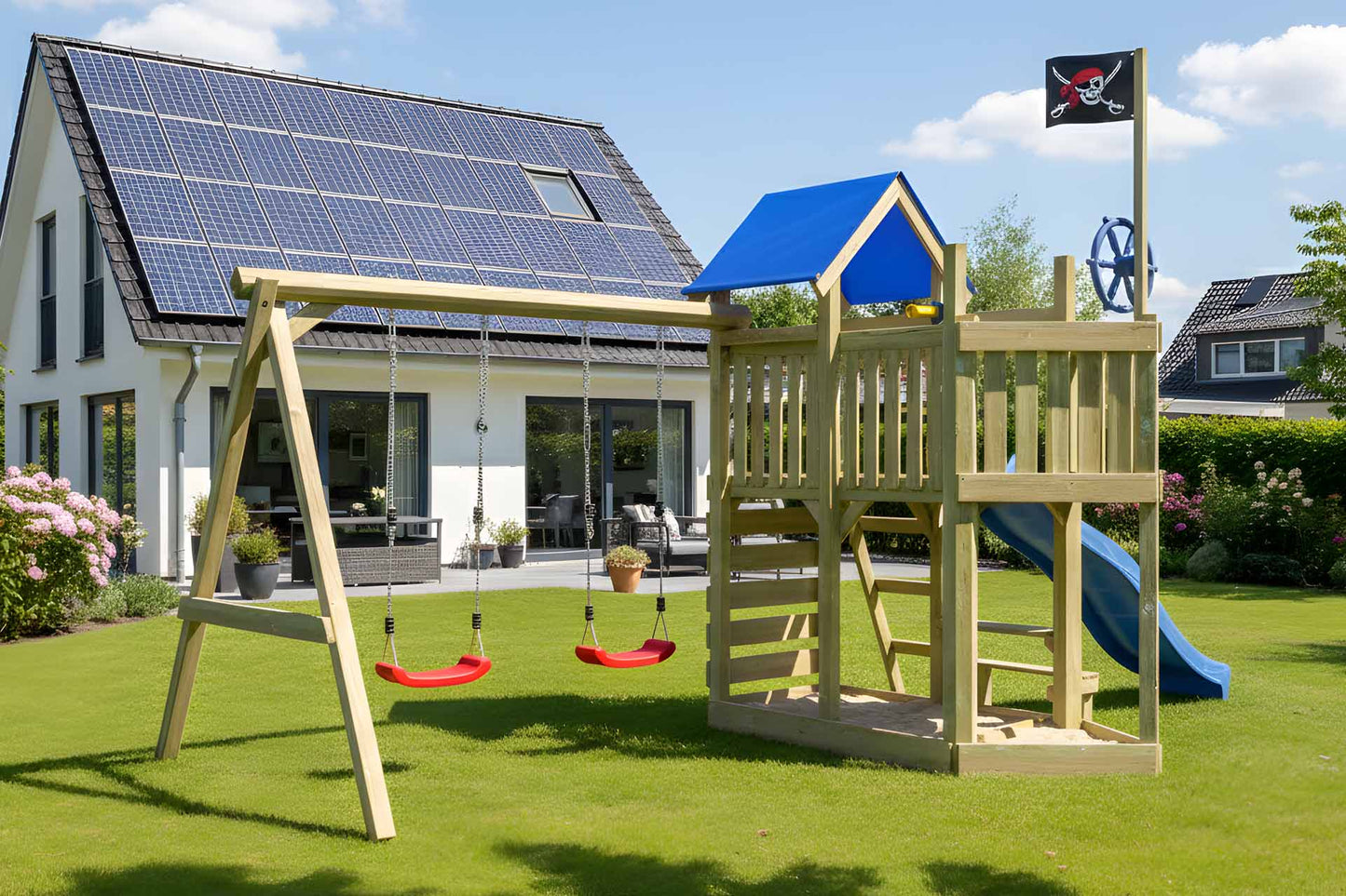 ACTIVE Kletterturm aus Holz Oceanoo Play+