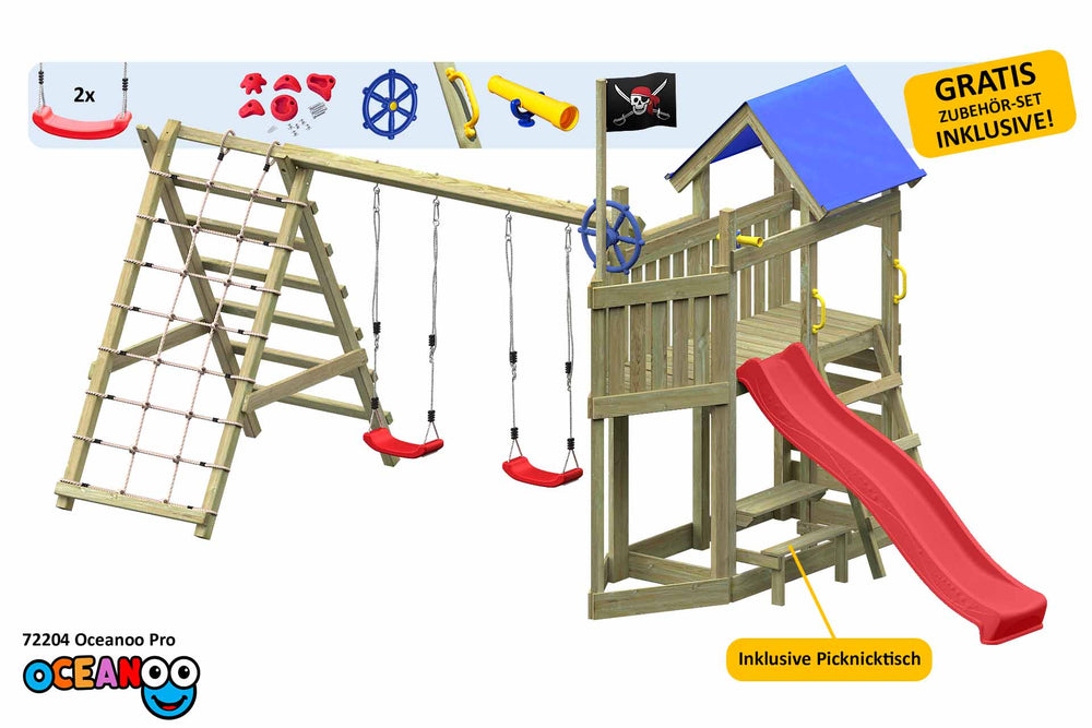 ACTIVE Klettergerüst aus Holz Oceanoo Pro