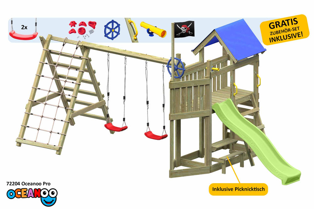 ACTIVE Klettergerüst aus Holz Oceanoo Pro