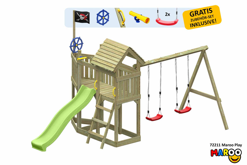 ACTIVE Spielturm aus Holz Maroo Play