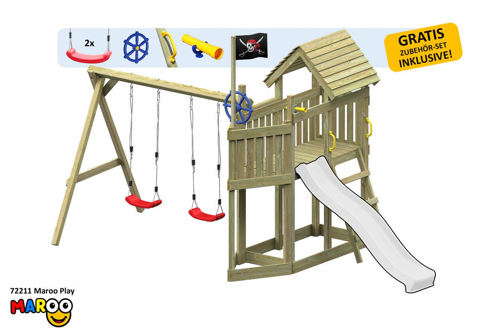 ACTIVE Spielturm aus Holz Maroo Play