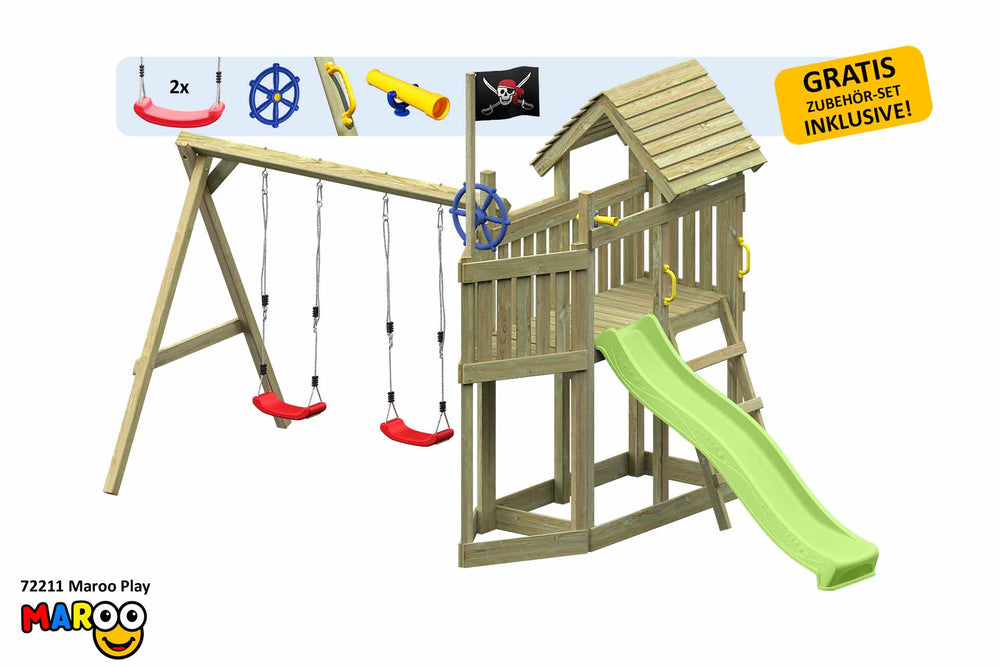 ACTIVE Spielturm aus Holz Maroo Play