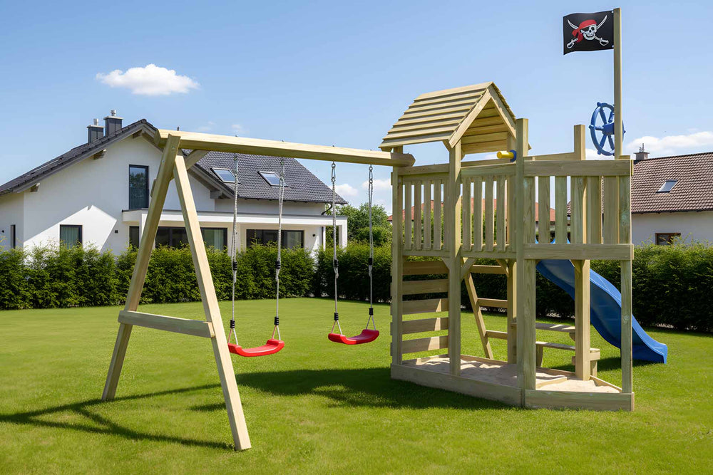 ACTIVE Kletterturm aus Holz Maroo Play+