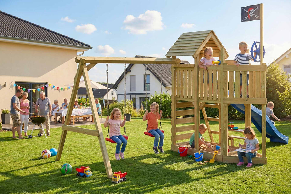 ACTIVE Kletterturm aus Holz Maroo Play+
