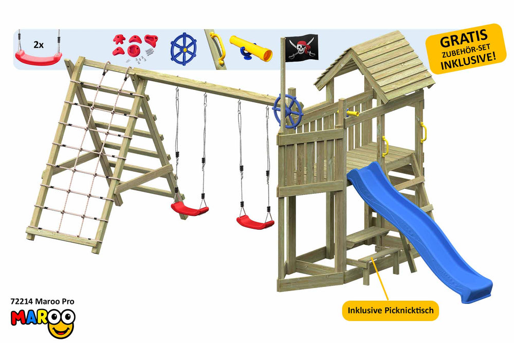 ACTIVE Klettergerüst aus Holz Maroo Pro