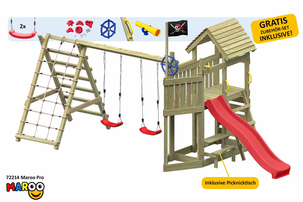 ACTIVE Klettergerüst aus Holz Maroo Pro