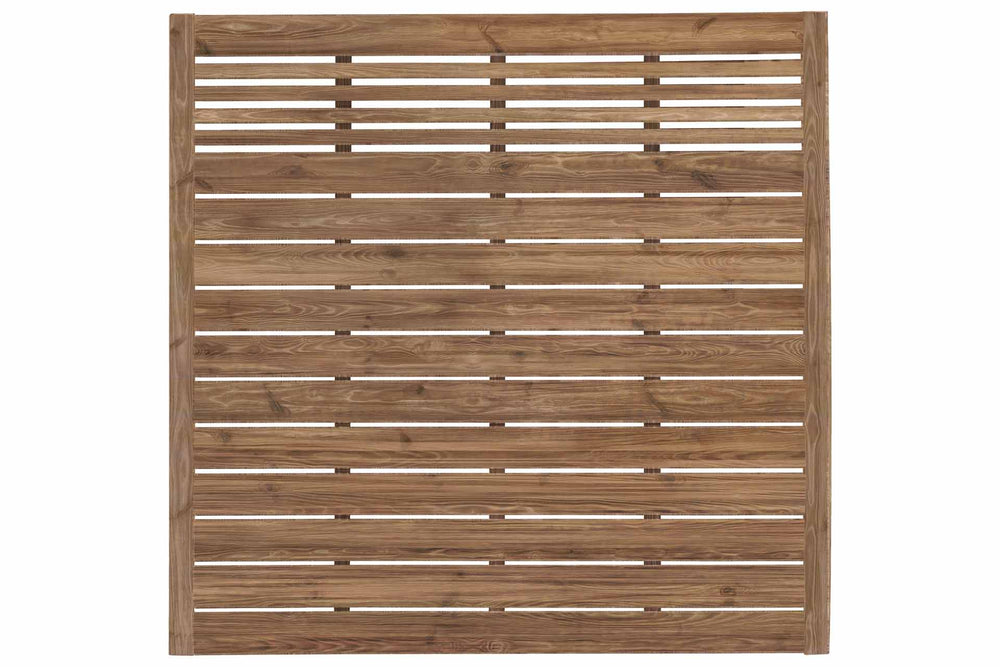 SINA Designzaun (braun) 180x180cm