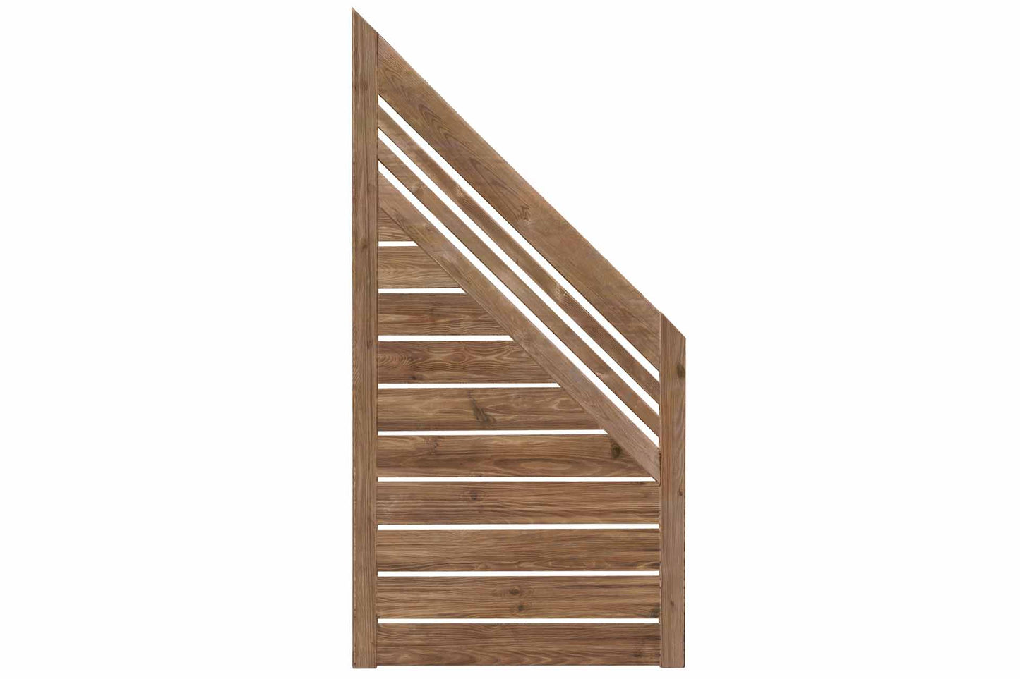 SINA Designzaun (braun) 90x180/90cm