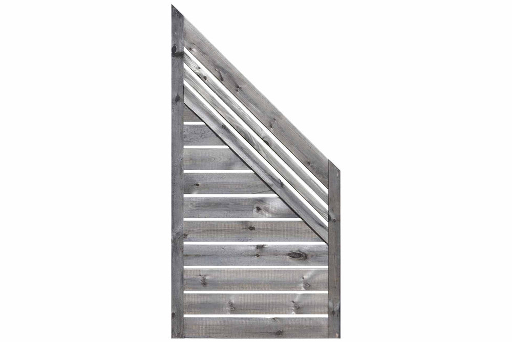 SINA Designzaun (grau) 90x180/90cm