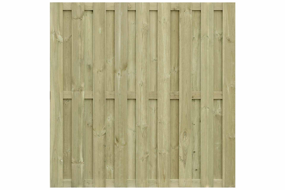 ANJO Bohlenzaun aus Holz (grün) 180x180cm