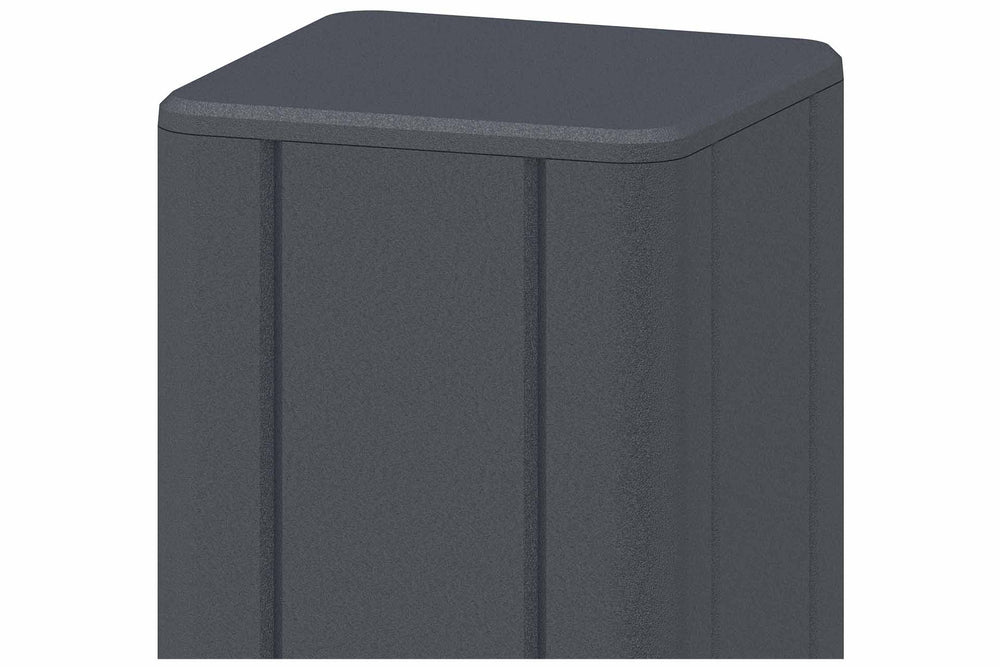 BASIC ALU-Pfosten, anthrazit  7x7x100cm
