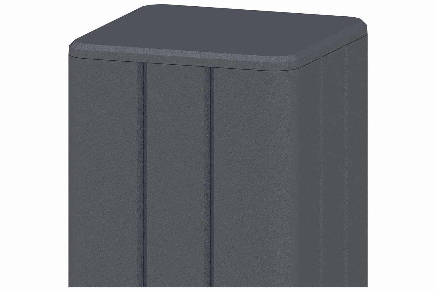 EASY-FENCE ALU-Pfosten, anthrazit 7x7x100cm