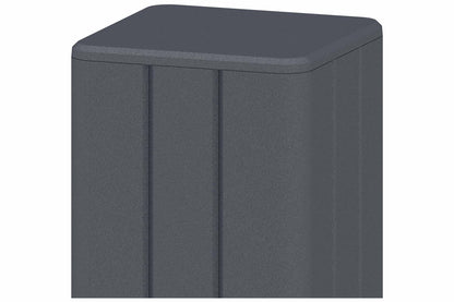 EASY-FENCE ALU-Pfosten, anthrazit 7x7x100cm