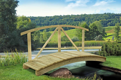 Gartenteichbrücke 80x240cm