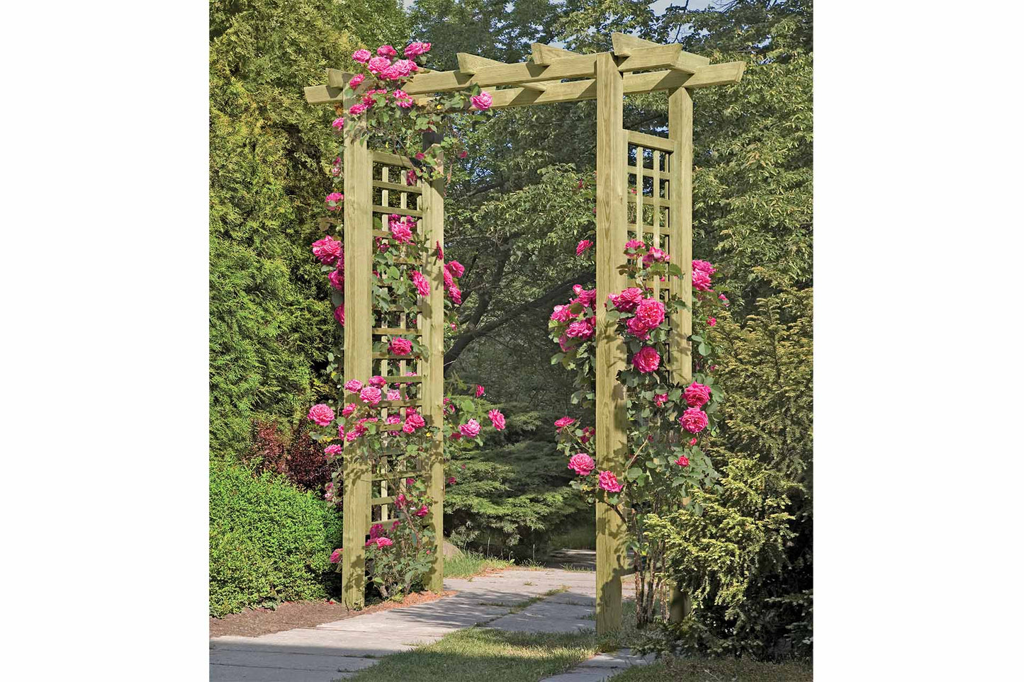 Eingangspergola gerade 160x62x210cm
