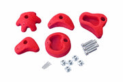 Klettersteine rot (5er-Set) inkl. Befestigung